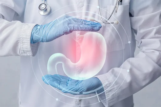 Medical visualization of the stomach for bariatric surgery planning