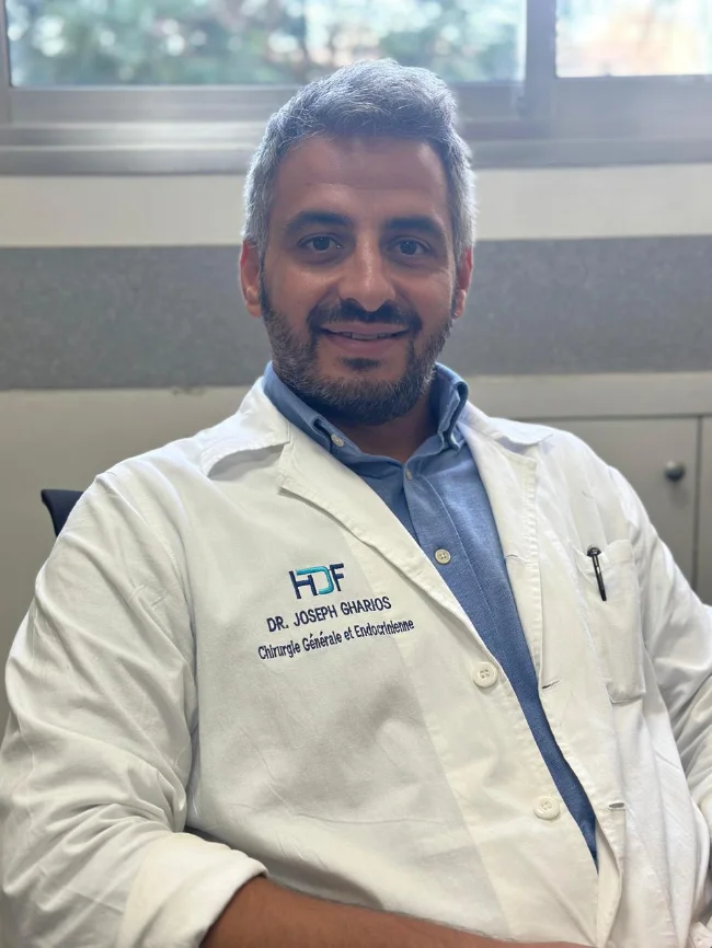 Dr. Joseph Gharios, thyroid and parathyroid surgeon in Lebanon